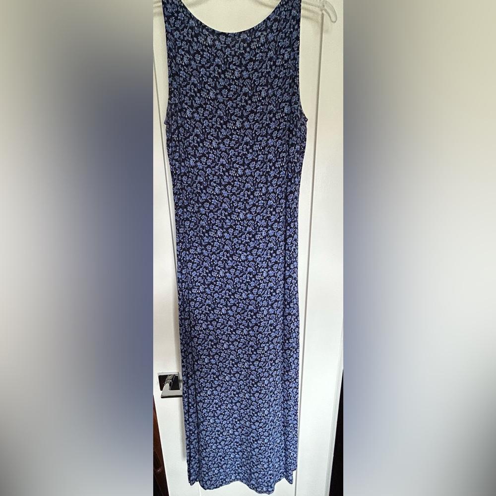 Old Navy Blue Floral Midi Dress